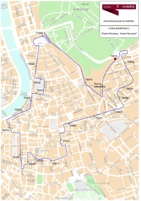 Linea 1 - Scarica Mappa in Formato PDF