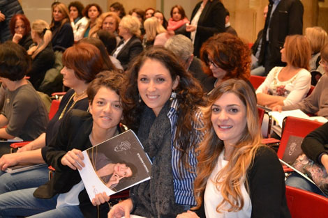 Da sinistra Eleonora Ferrari, Flavia Antonino e Francesca Sforza