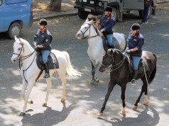 polizia a cavallo
