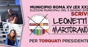 Leonetti Martorano al XV Municipio