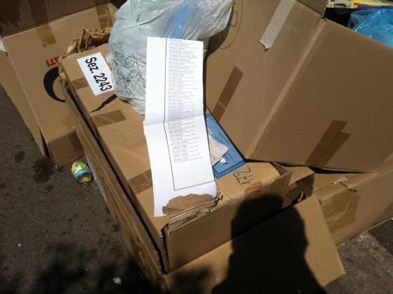 urne abbandonate via mengotti