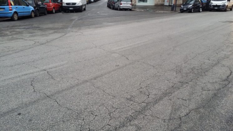 Imbocco via Cesare Ferrero di Cambiano