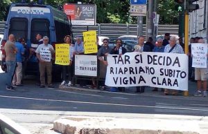 Stazione Vigna Clara, Torquati: “Bene sit-in, male l’assenza del XV” manifestazione-tar