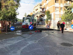 Voragine Vigna Stelluti, Acea: “Riapertura strada l’8 dicembre”