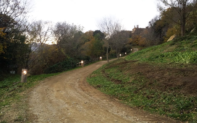 Monterano sentiero-led