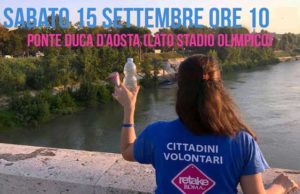 World Cleanup Day, intervento Retake a Ponte Duca d’Aosta retake