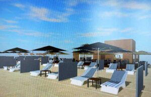 Rendering pannelli spiaggia