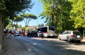 Cassia, scooter si scontra con un’auto incidente-cassia-antica-1luglio2021