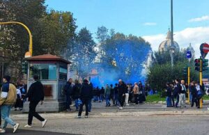 Derby, cresce la tensione in attesa del fischio d’inizio caos-ponte-milvio