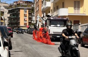 Presto ripristinata la viabilità in via Orti della Farnesina lavori orti farnesina