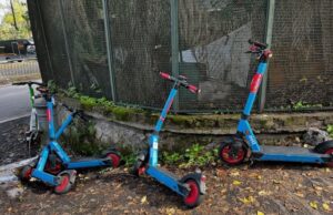 monopattini abbandonati