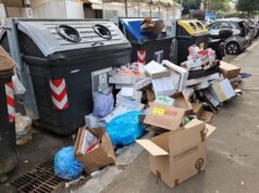 abbandono rifiuti via dell'Alpinismo