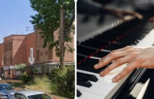 Il pianoforte protagonista al mercato di Ponte Milvio piano christrmas mercato ponte milvio