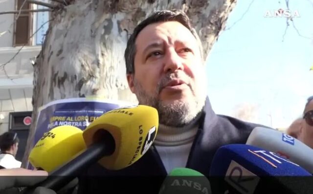 matteo salvini ponte milvio 25 gennaio 20205 matteo salvini ponte milvio 25 gennaio 20205