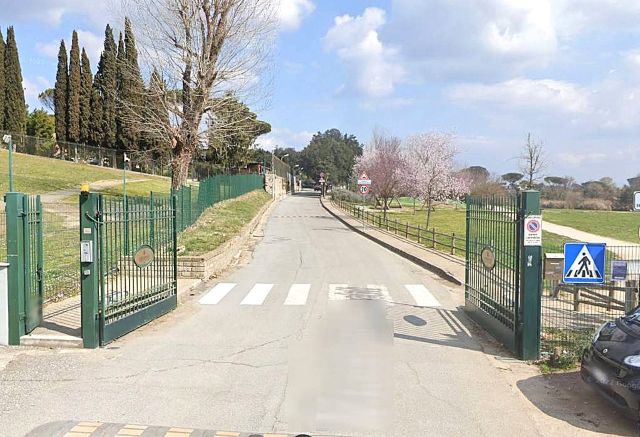 Ingresso Parco Inviolatella via di villa Lauchli