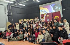 Labaro, le calciatrici della Roma al Pascal pascal