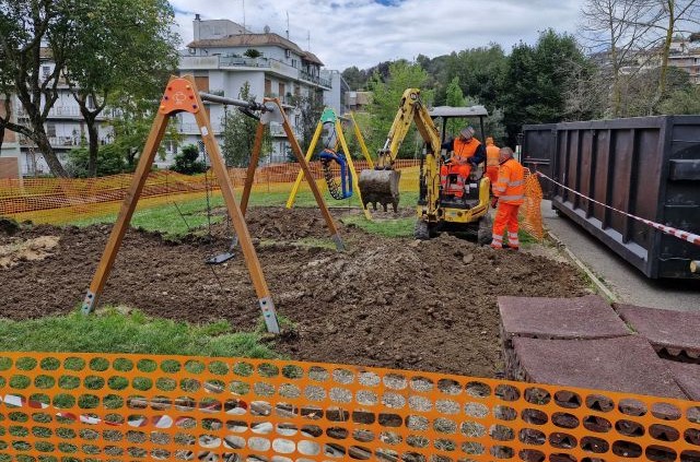 lavori parco atleti azzurri d'italia vigna clara