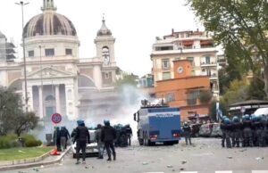 Scontri violenti fra Ponte Milvio e Foro Italico nel pre-derby scontri a ponte milvio