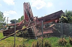 monumento goal crollato