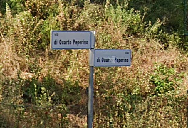 via di quarto peperino