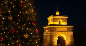 albero natale ponte milvio