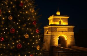 albero natale ponte milvio