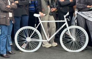 Corso Francia, da oggi una bici bianca per Mattia bici bianca mattia liguori