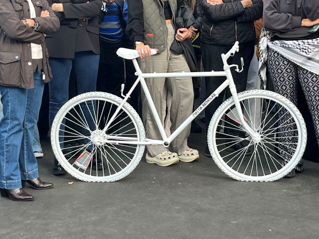 bici bianca mattia liguori