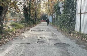 Tor di Quinto, i crateri di via del Baiardo buche via del baiardo