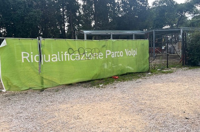 cantiere fermo parco volpi