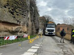 lavori costone via dell'isola farnese