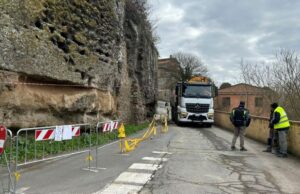 lavori costone via dell'isola farnese