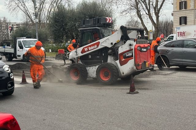 lavori stradali ponte milvio