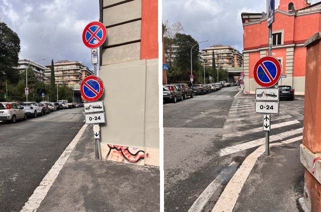 cartelli via farnesina duchi di castro