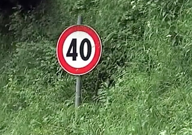 limite 40 kmh