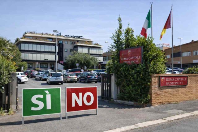 ragioni del si e del no nel municipio XV