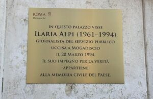 targa Ilaria Alpi via Napoleone Colajanni Vigna Clara