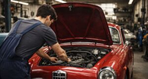 meccanico auto epoca