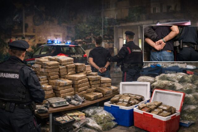 sequestro droga via cabiate